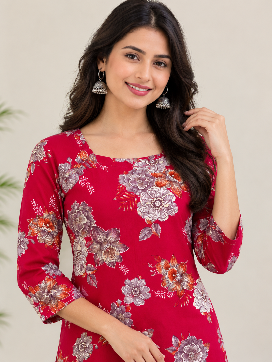 ChatGPT Image Aug 5, 2026, 04_17_11 PM Rayon short kurti - Image 1